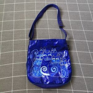 Vtg Laurel Burch Cat Purse